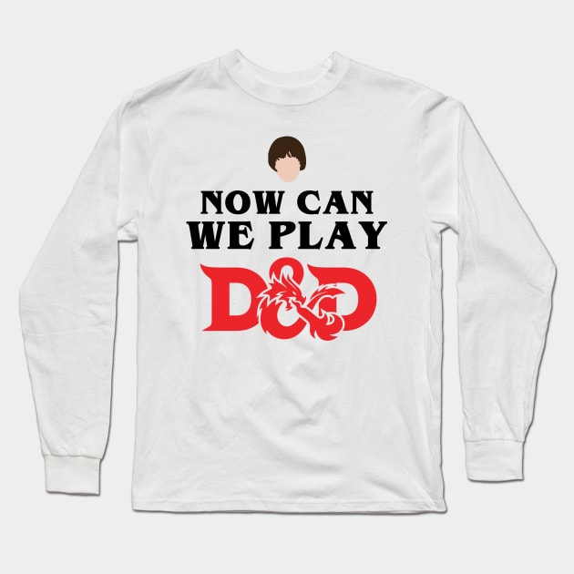 Stranger Things Will D&D Long Sleeve T-Shirt by FlowrenceNick00